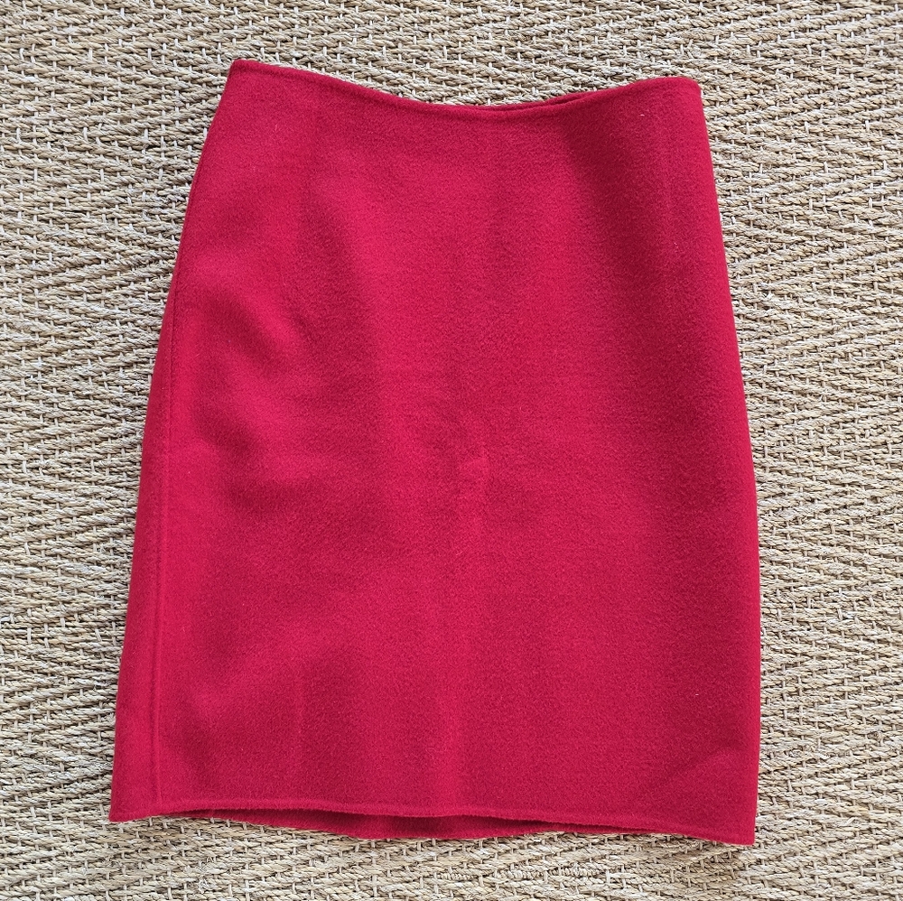 Talbots Vibrant Red Size 6 Skirt